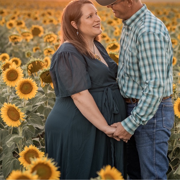 Baltic Born Dark Teal Maxi Dress - Picture 3 of 3